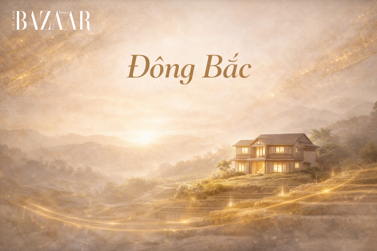 Hướng Đông Bắc là hướng sinh khí do Thổ sinh Kim