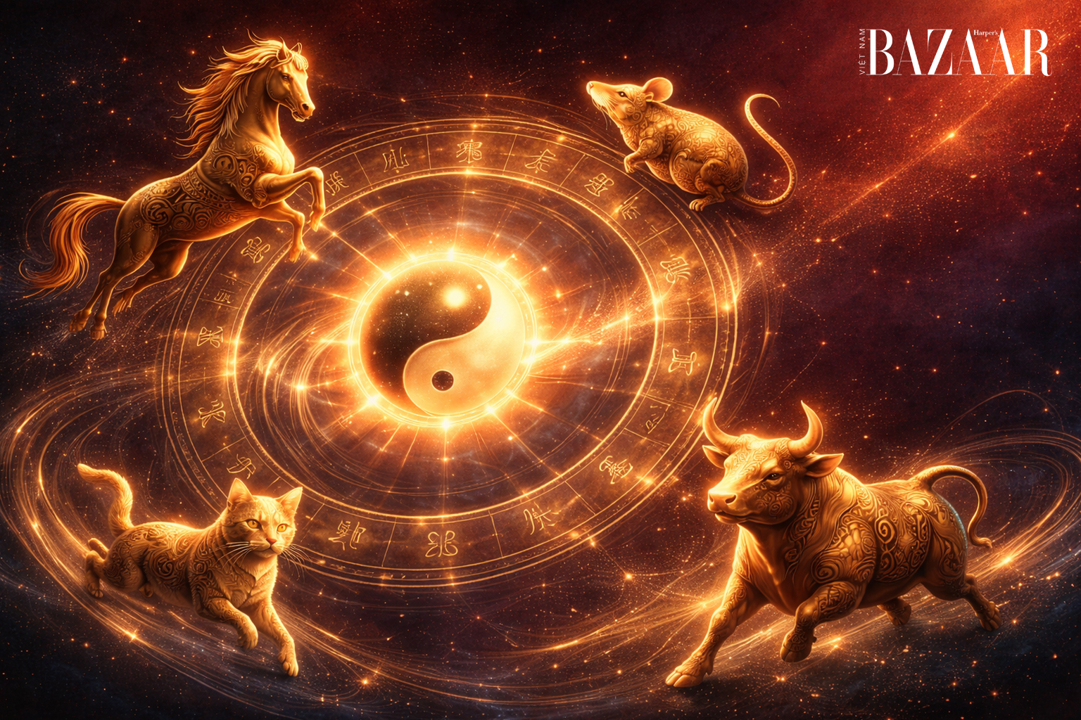 4 con giáp tý, sửu, mão ngọ