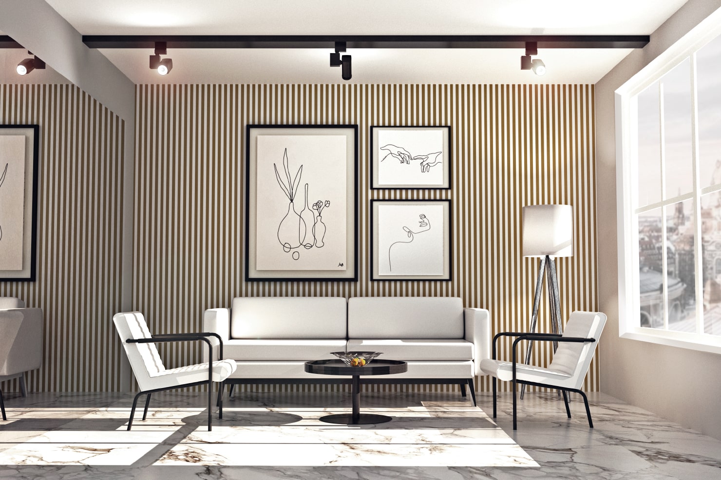 Giữ phòng khách gọn gàng, sạch sẽ