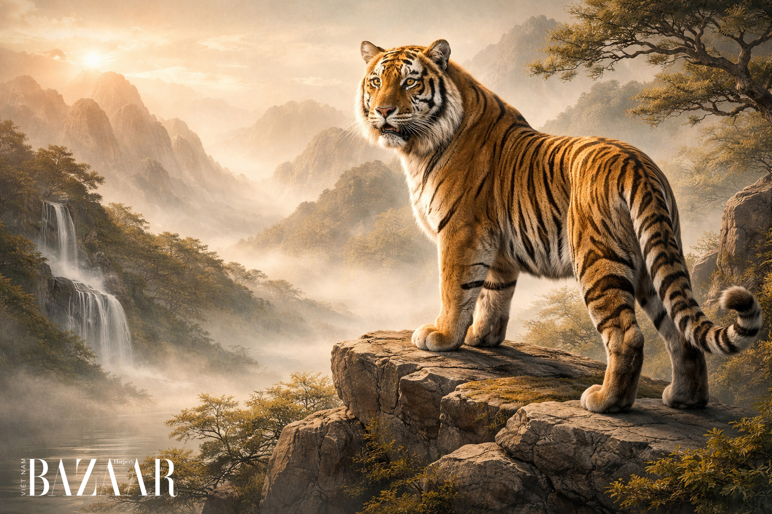 Tranh hổ phong thủy