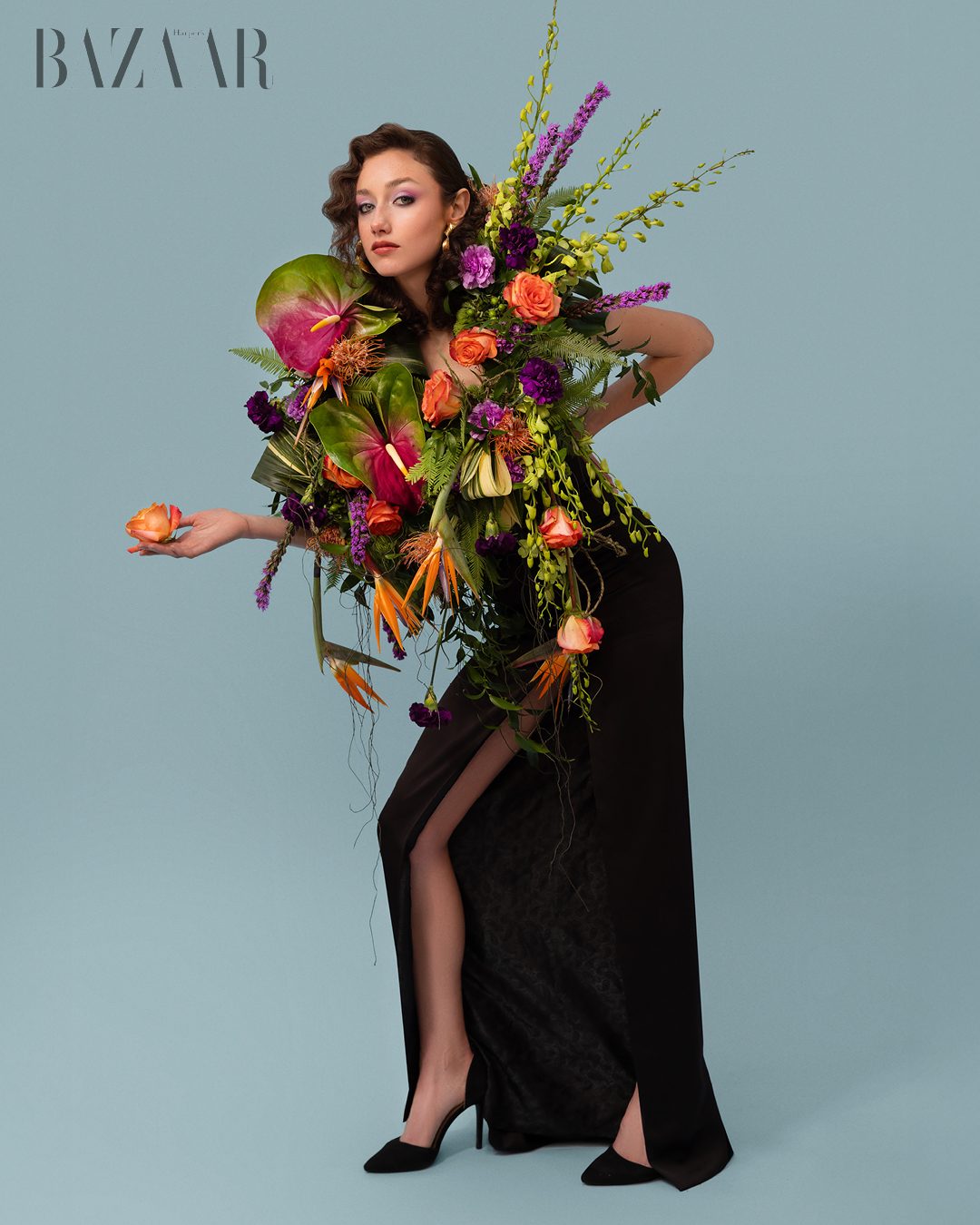 Bạn trở thành một vườn hoa.