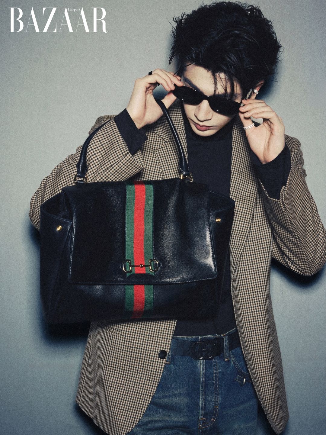 Dự show Gucci ở New York, Trương Lăng Hách lên top trending插图3