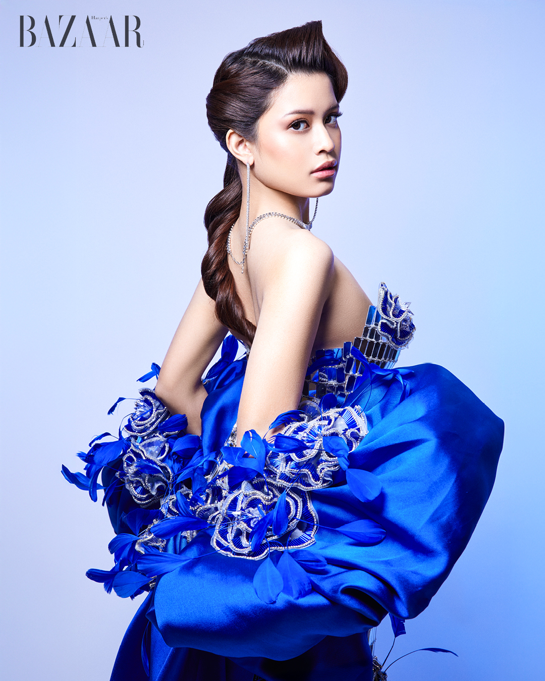 The Azure Ascent | Belva Angeline Githa | Diana Couture 2