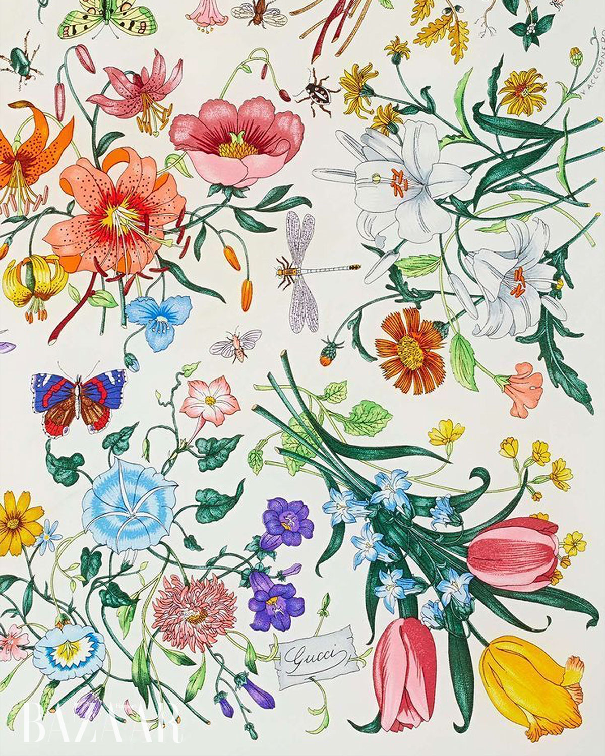 Gucci Flora: Họa tiết hoa ẩn trong mình mật mã di sản Florence插图1