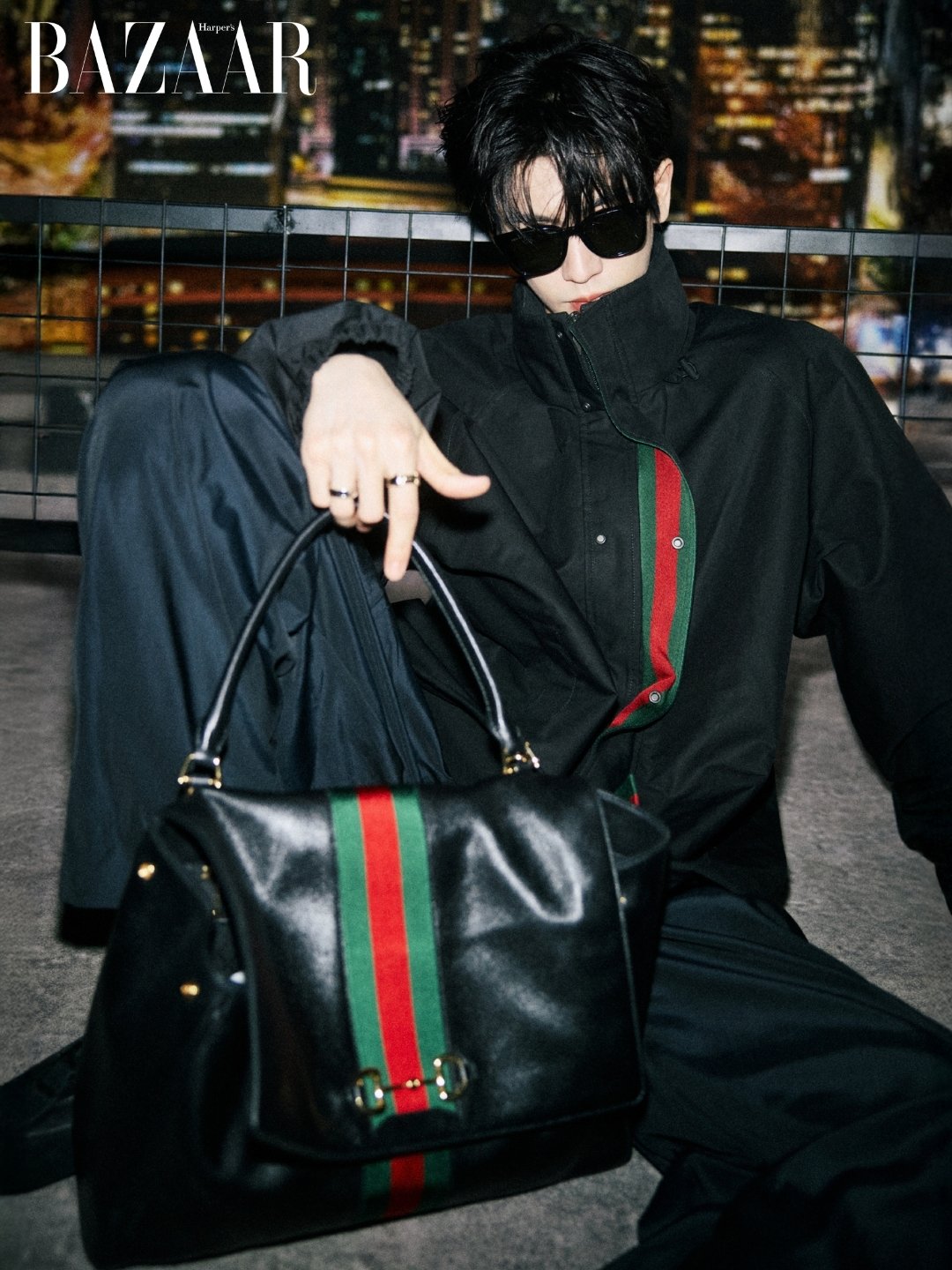 Dự show Gucci ở New York, Trương Lăng Hách lên top trending插图1