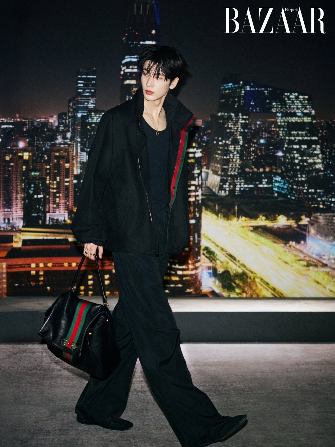 Dự show Gucci ở New York, Trương Lăng Hách lên top trending插图2