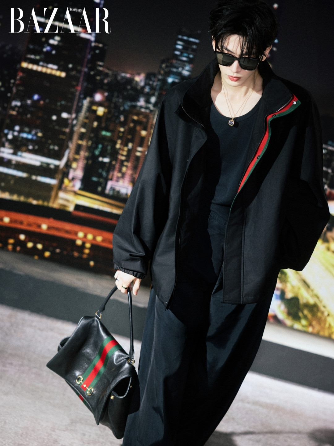 Dự show Gucci ở New York, Trương Lăng Hách lên top trending插图4