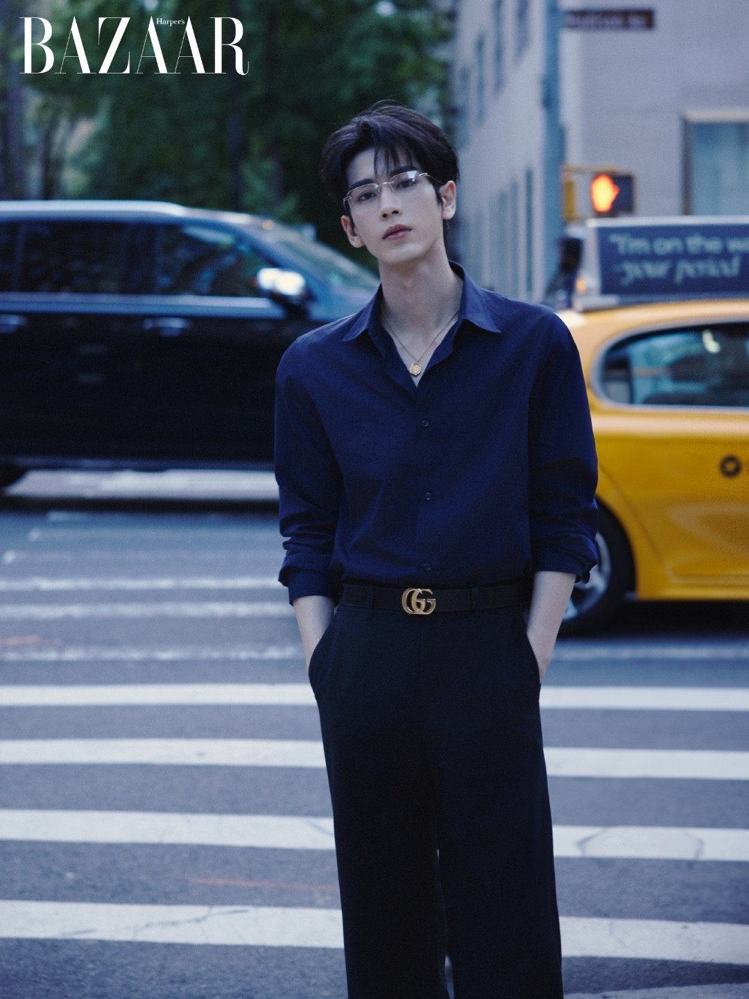 Dự show Gucci ở New York, Trương Lăng Hách lên top trending插图5