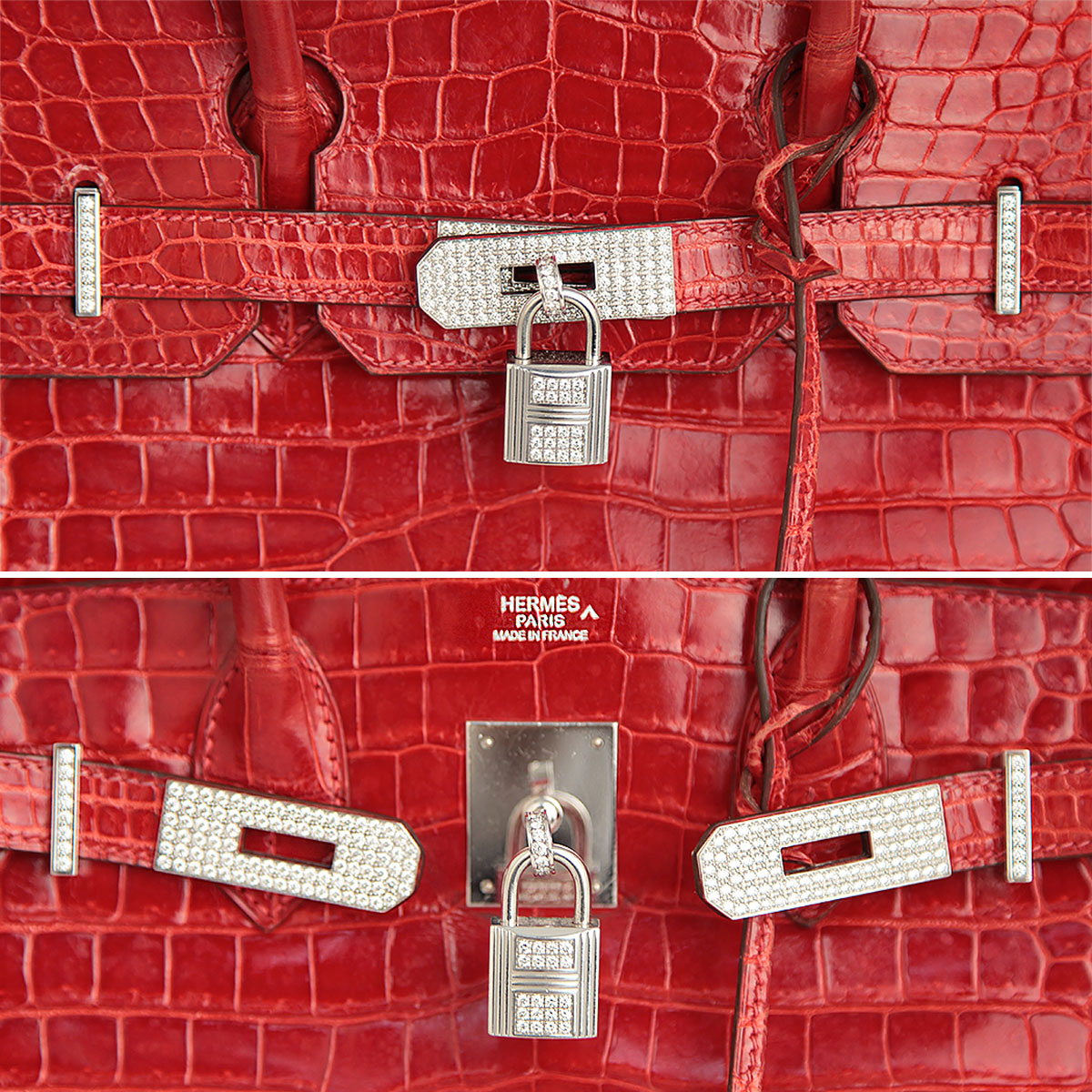 Level đỉnh cao của túi xách Hermès: Phiên bản nạm kim cương插图2