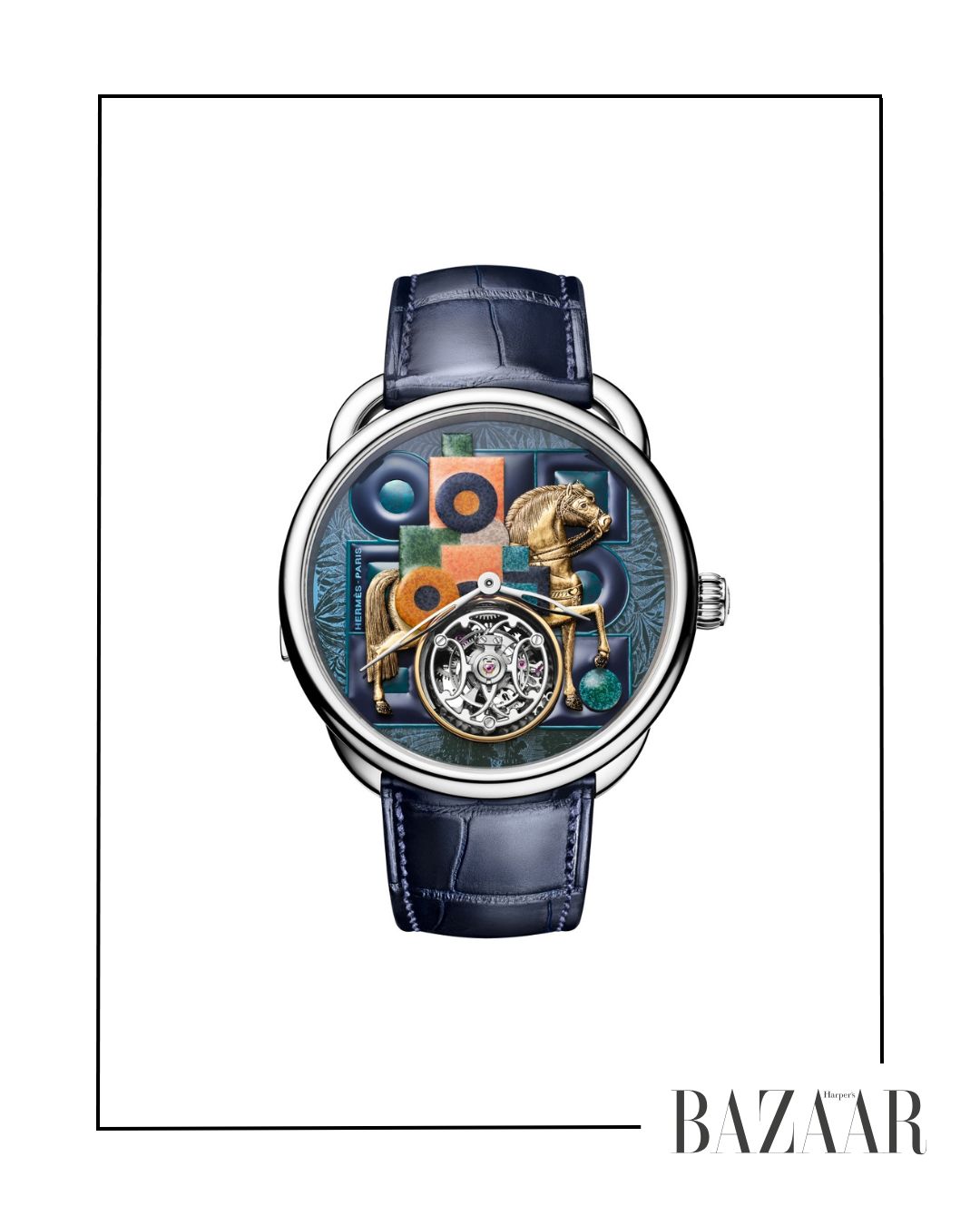 Đồng hồ Hermès Arceau Cavalier en Formes: Chỉ 6 chiếc toàn cầu插图2