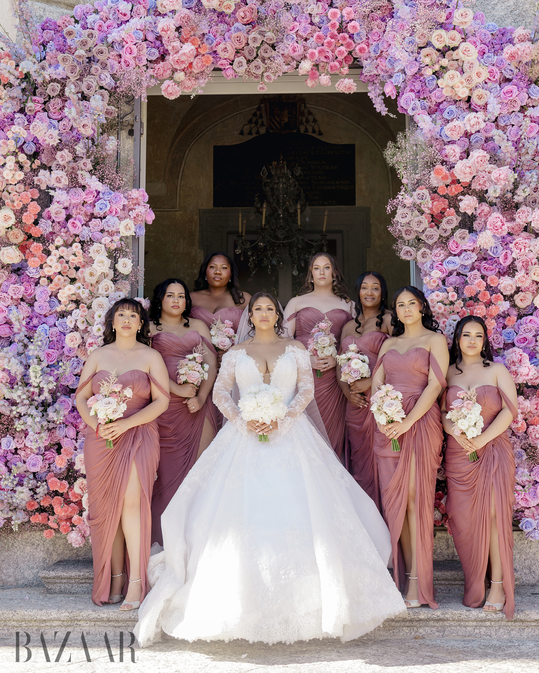 Inside Los Angeles Chargers Star Dalvin Tomlinson and Giselle Devot Tomlinson’s Million Dollar Lake Como Wedding Weekend插图24