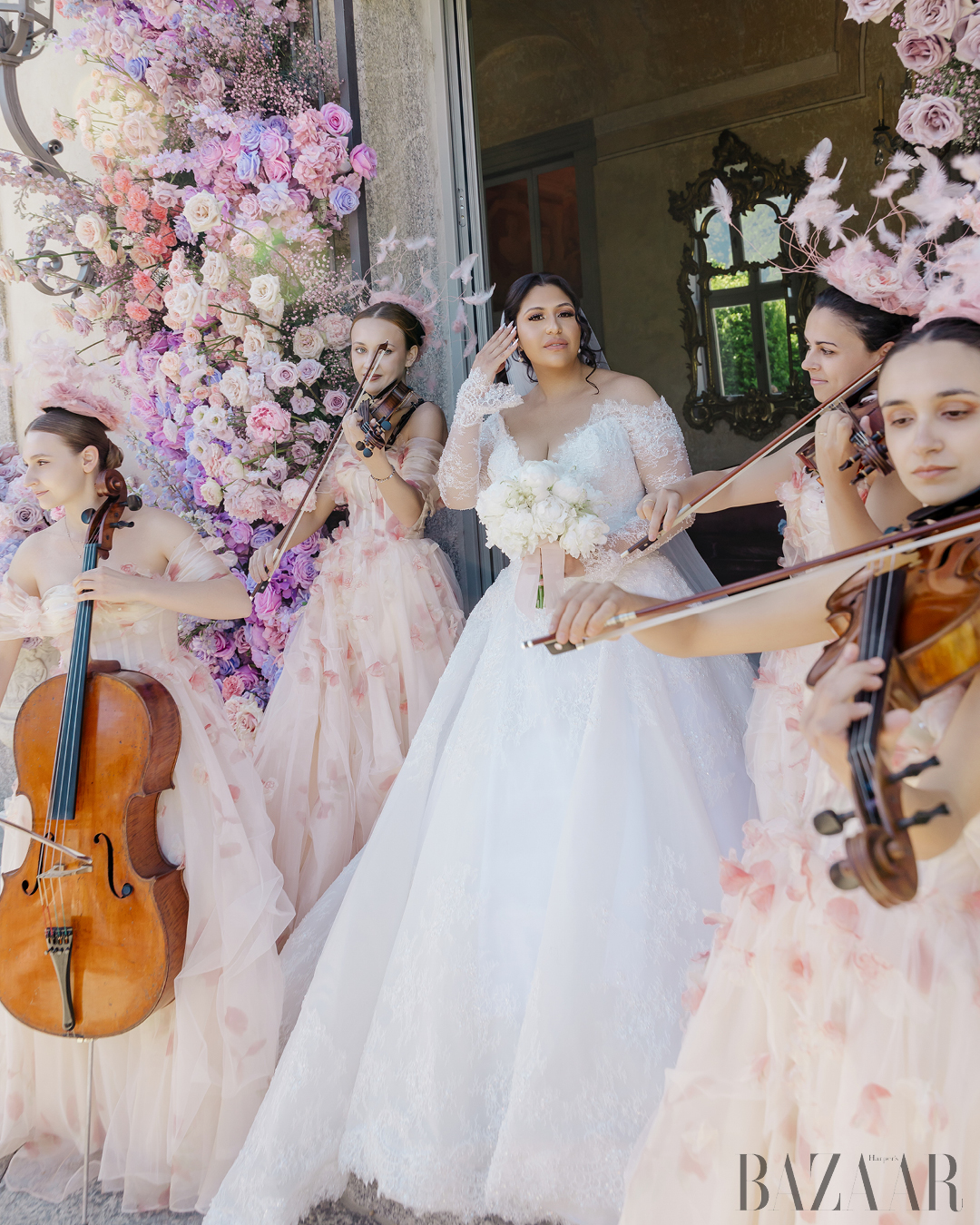 Inside Los Angeles Chargers Star Dalvin Tomlinson and Giselle Devot Tomlinson’s Million Dollar Lake Como Wedding Weekend插图25