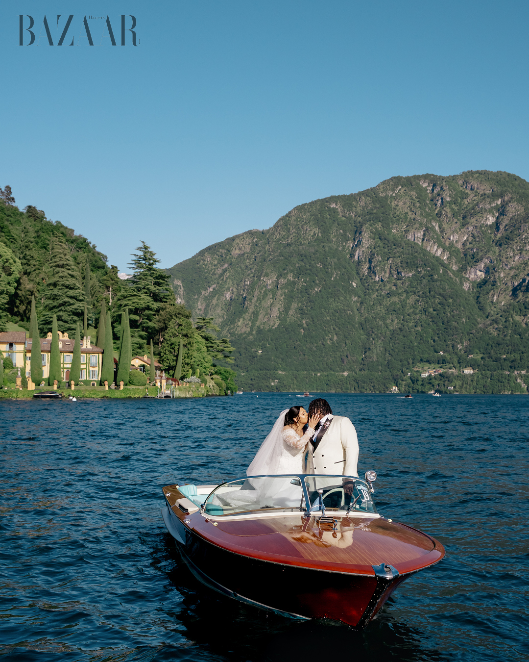 Inside Los Angeles Chargers Star Dalvin Tomlinson and Giselle Devot Tomlinson’s Million Dollar Lake Como Wedding Weekend插图28