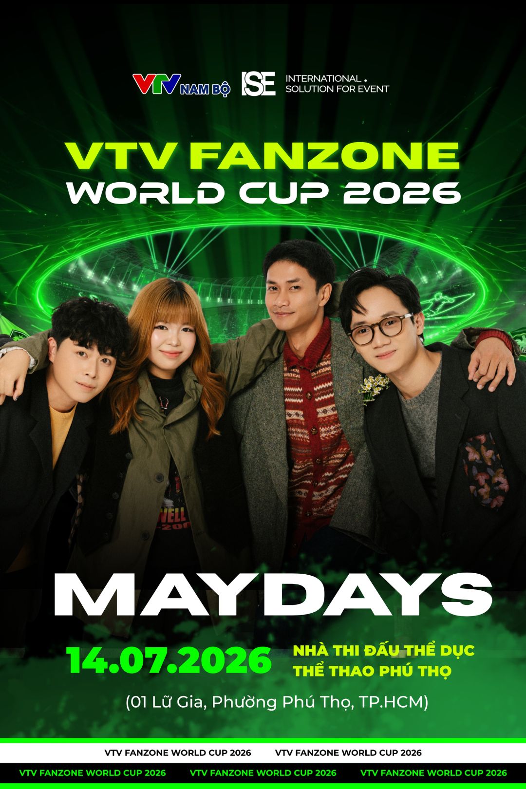 Fan bóng đá vừa được xem World Cup 2026, vừa được bùng nổ cùng Midnight Live Concert插图2 Fan bóng đá vừa được xem World Cup 2026, vừa được bùng nổ cùng Midnight Live Concert插图2