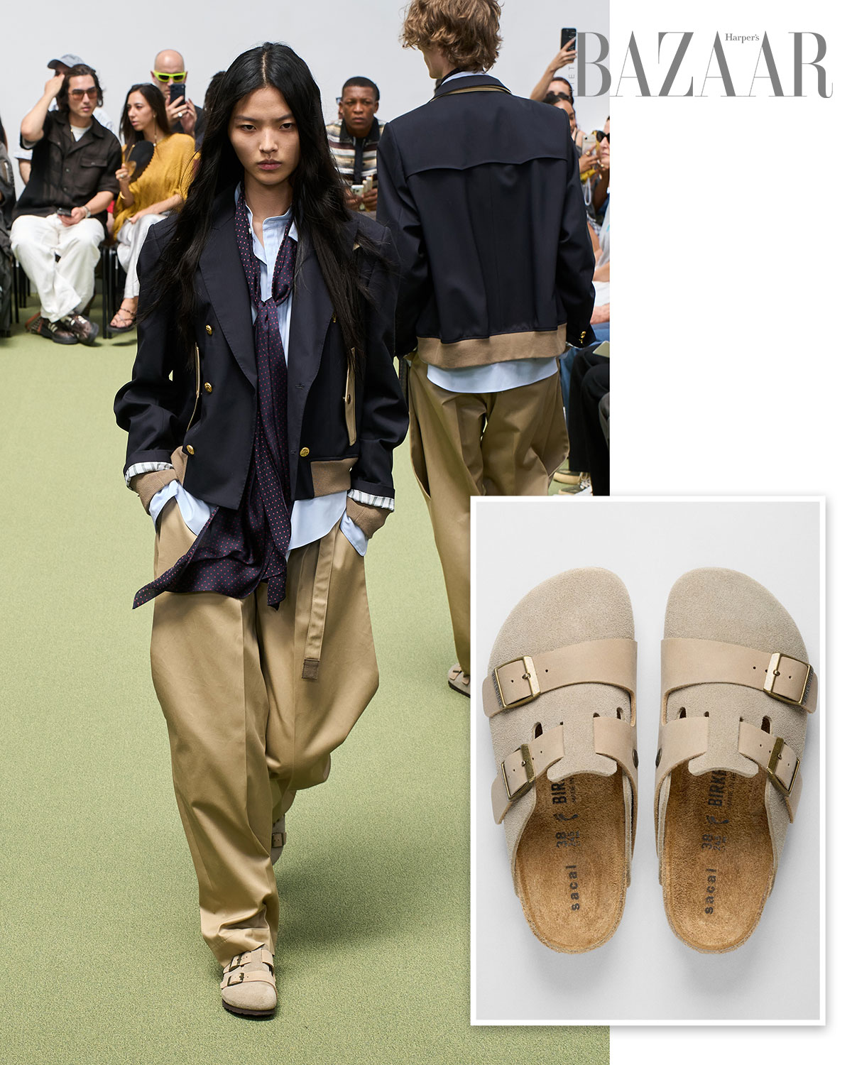 Sacai bắt tay Birkenstock tạo ra đôi dép xấu lạ mà thời thượng插图