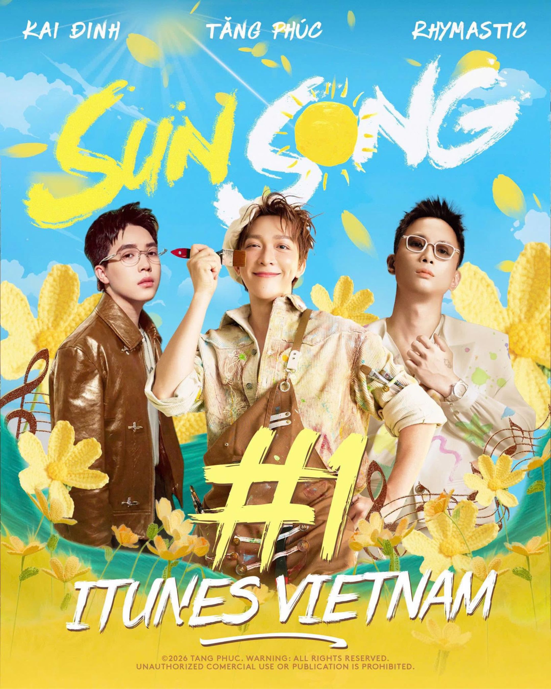 Tăng Phúc lập chuỗi thành tích ấn tượng với dự án SUN SONG插图2