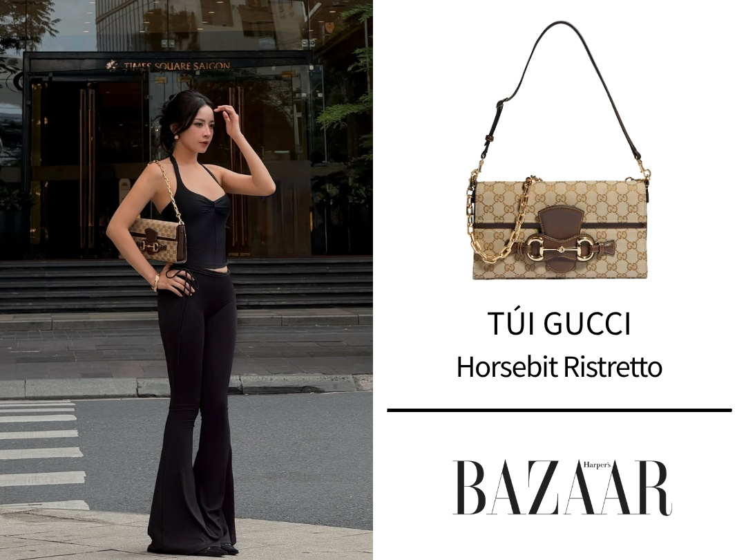 Chi Pu tận hưởng hương vị Ý cùng Gucci Horsebit Ristretto