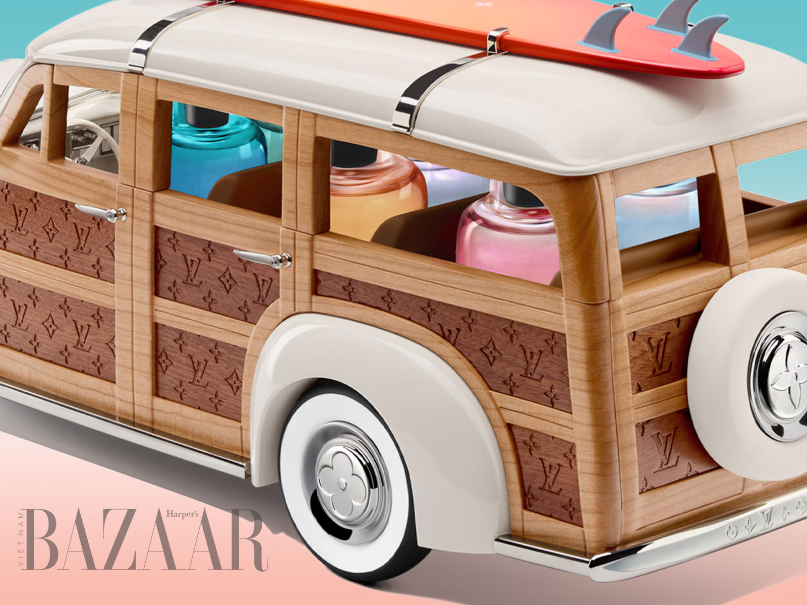 Louis Vuitton gói gọn giấc mơ California trong bộ sưu tập nước hoa Woody Wagon Colognes插图3