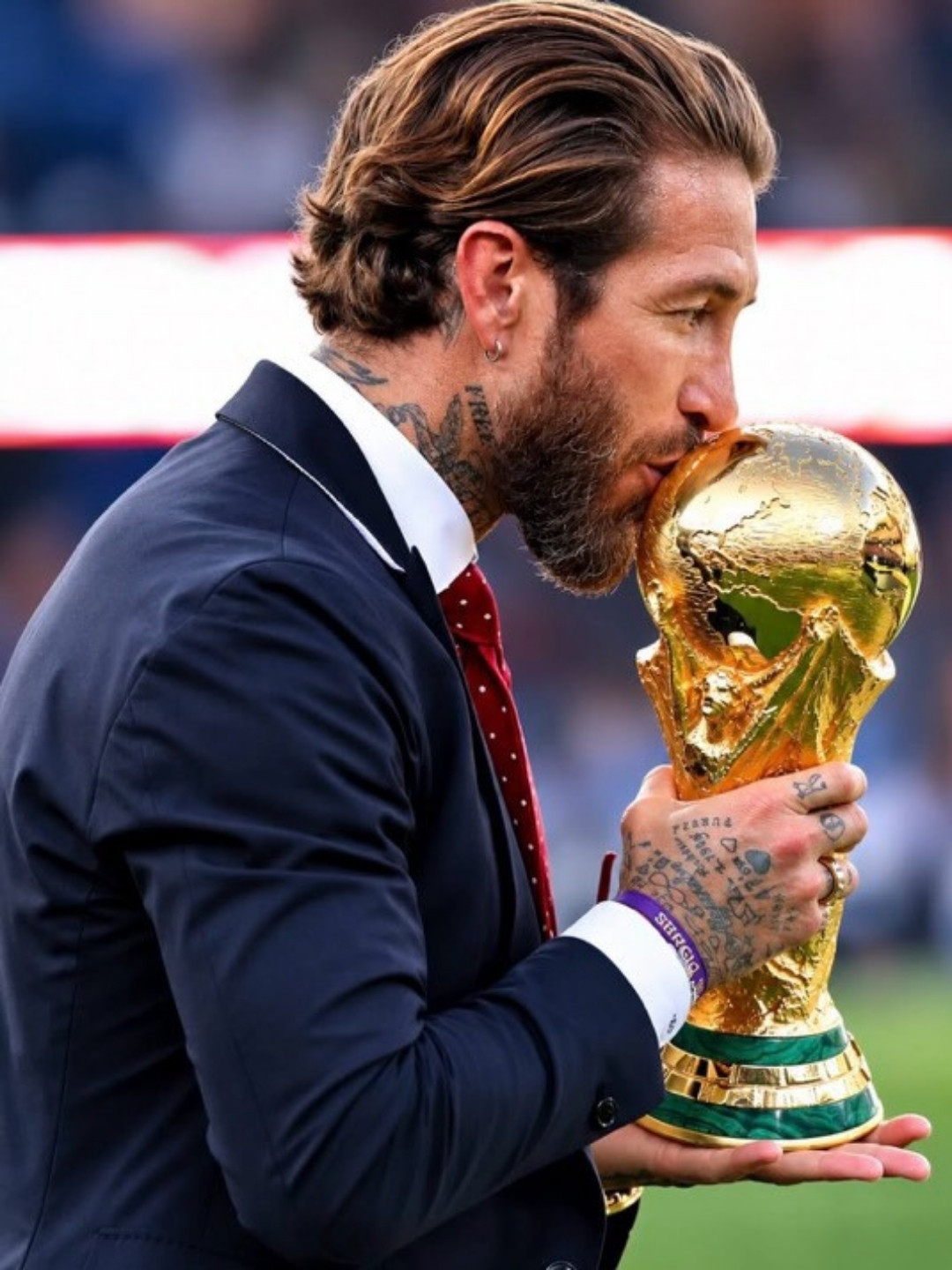 Sergio Ramos không còn thi đấu nhưng vẫn thu hút sự chú ý tại World Cup 2026 vì quá lịch lãm插图1