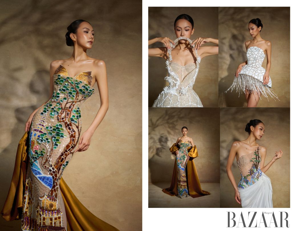 Trần Thảo Vi tái sinh vệt sáng từ những mảnh gốm vỡ chùa Linh Phước trong đầm dạ hội插图 Trần Thảo Vi tái sinh vệt sáng từ những mảnh gốm vỡ chùa Linh Phước trong đầm dạ hội插图