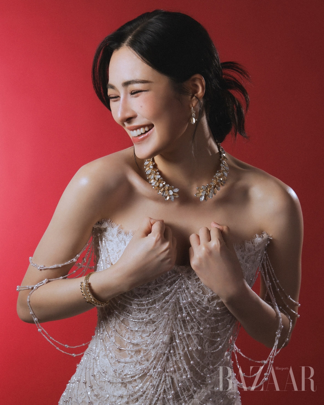 LingOrm diện váy cưới đôi tại Weibo Gala 2026 Bangkok插图7