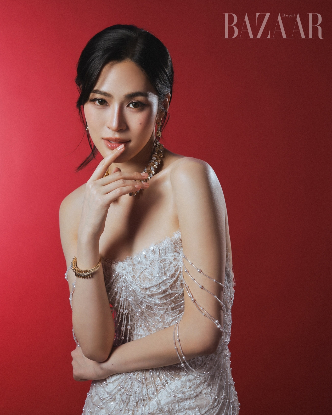 LingOrm diện váy cưới đôi tại Weibo Gala 2026 Bangkok插图8