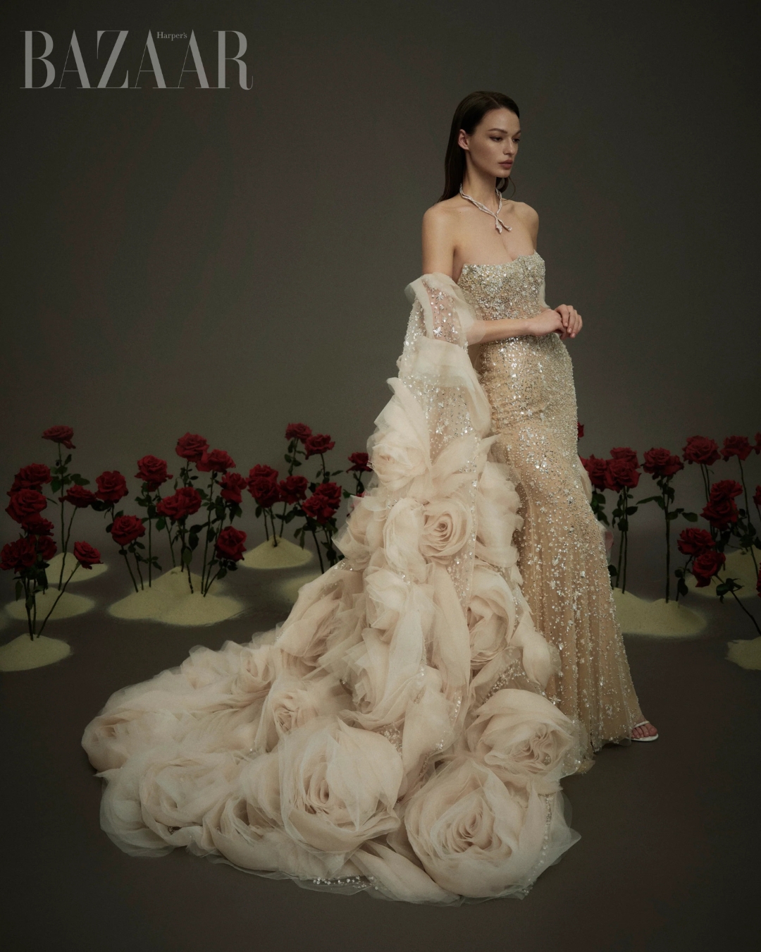 LingOrm diện váy cưới đôi tại Weibo Gala 2026 Bangkok插图4