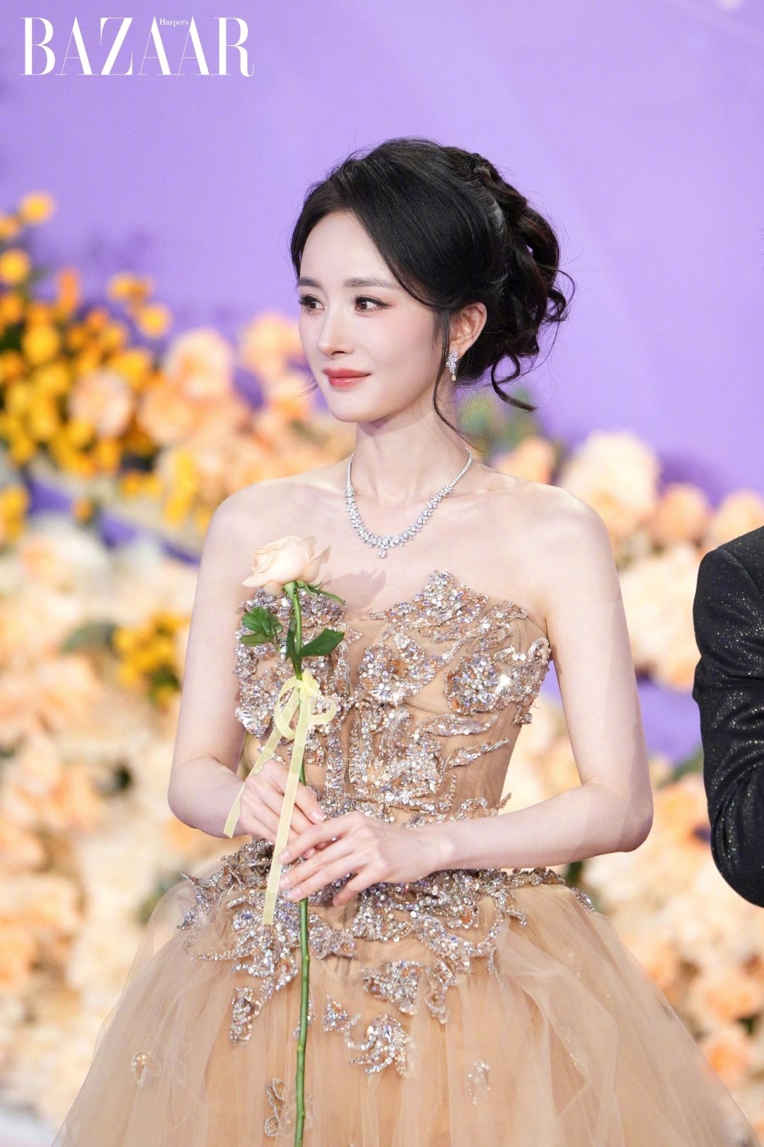 Lưu Thi Thi, Dương Mịch và Dương Tử sáng nhất thảm đỏ Bách Hoa插图6