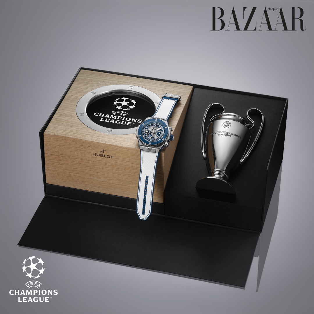 Tình yêu bóng đá trong đồng hồ Hublot Big Bang Reloaded UEFA Champions League Titanium Ceramic插图2 Hublot Big Bang Reloaded UEFA Champions League Titanium Ceramic