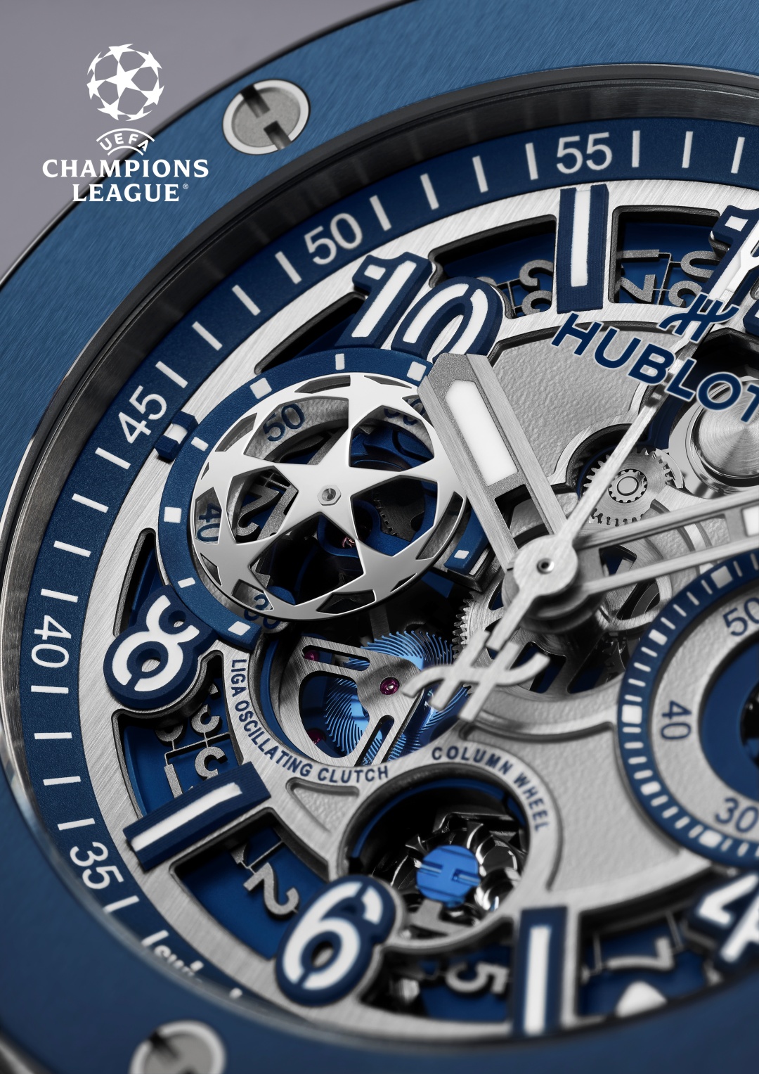 Tình yêu bóng đá trong đồng hồ Hublot Big Bang Reloaded UEFA Champions League Titanium Ceramic插图3 Hublot Big Bang Reloaded UEFA Champions League Titanium Ceramic