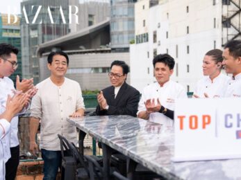 Các Top Chef nhận đào tạo từ Chef Peter Cường Franklin và host Tùng Leo