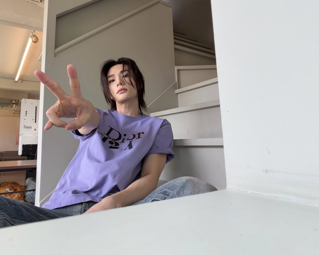 bzvn dior a24 tee hyunjin stray kids