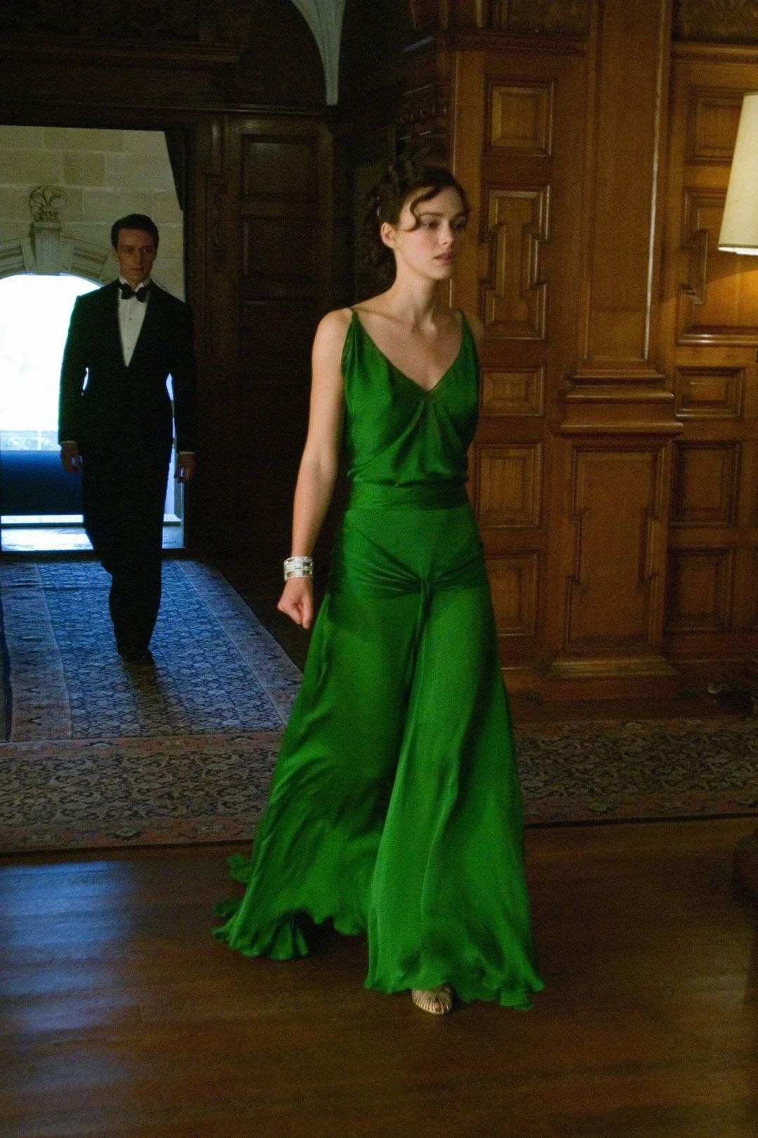bzvn keira knightley atonement green dress