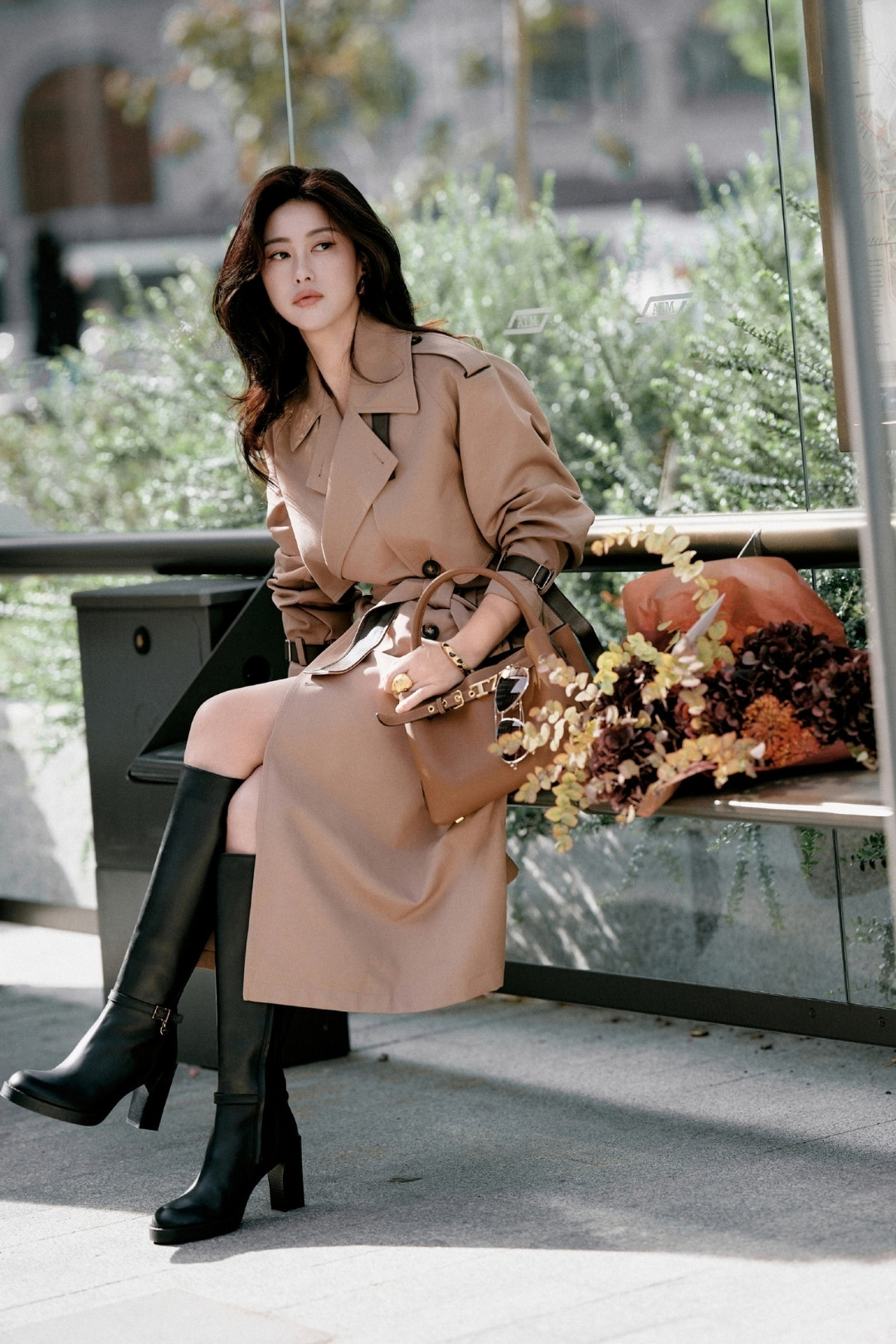 “Sếp Khương” Chu Châu thanh lịch, sang trọng dự show Tod’s插图2