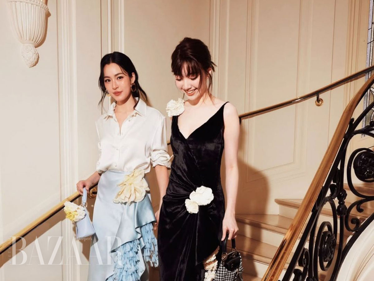 LingOrm thanh lịch trong sự đối lập tại show Dior | Harper's Bazaar ...