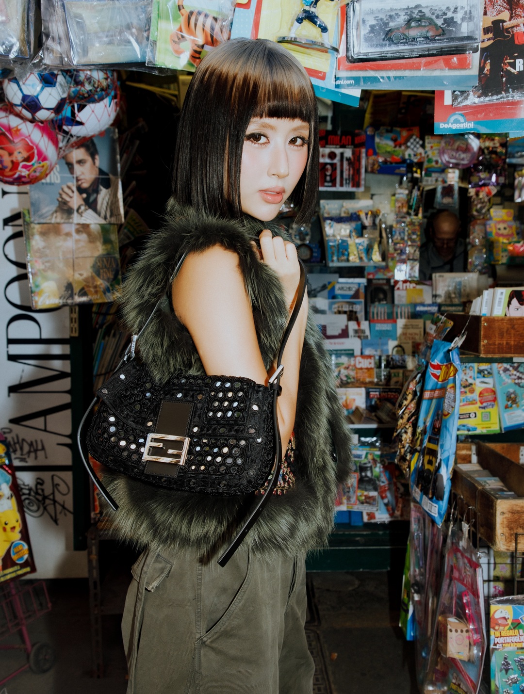 sao viet tai milan fashion week tuan le thoi trang milan xuan he 2027 ss27 quynh anh shyn fendi00002